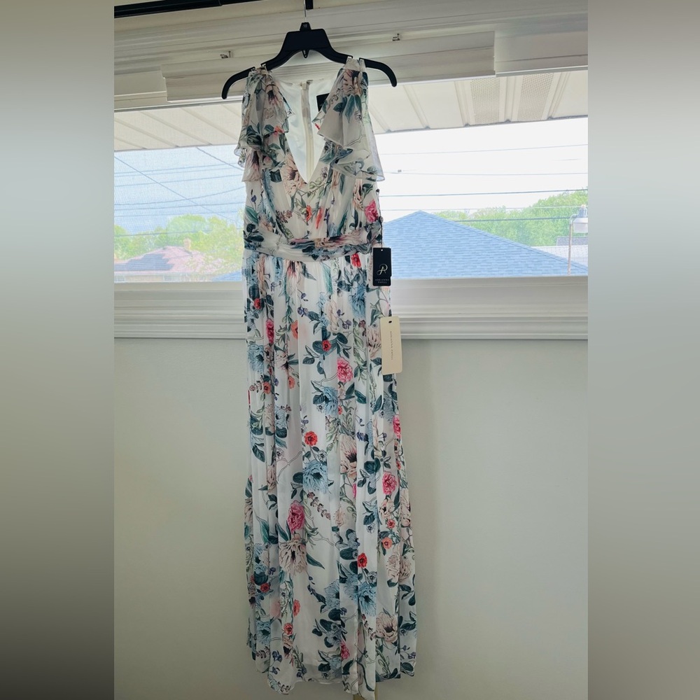 Adrianna Papell Floral Maxi Dress